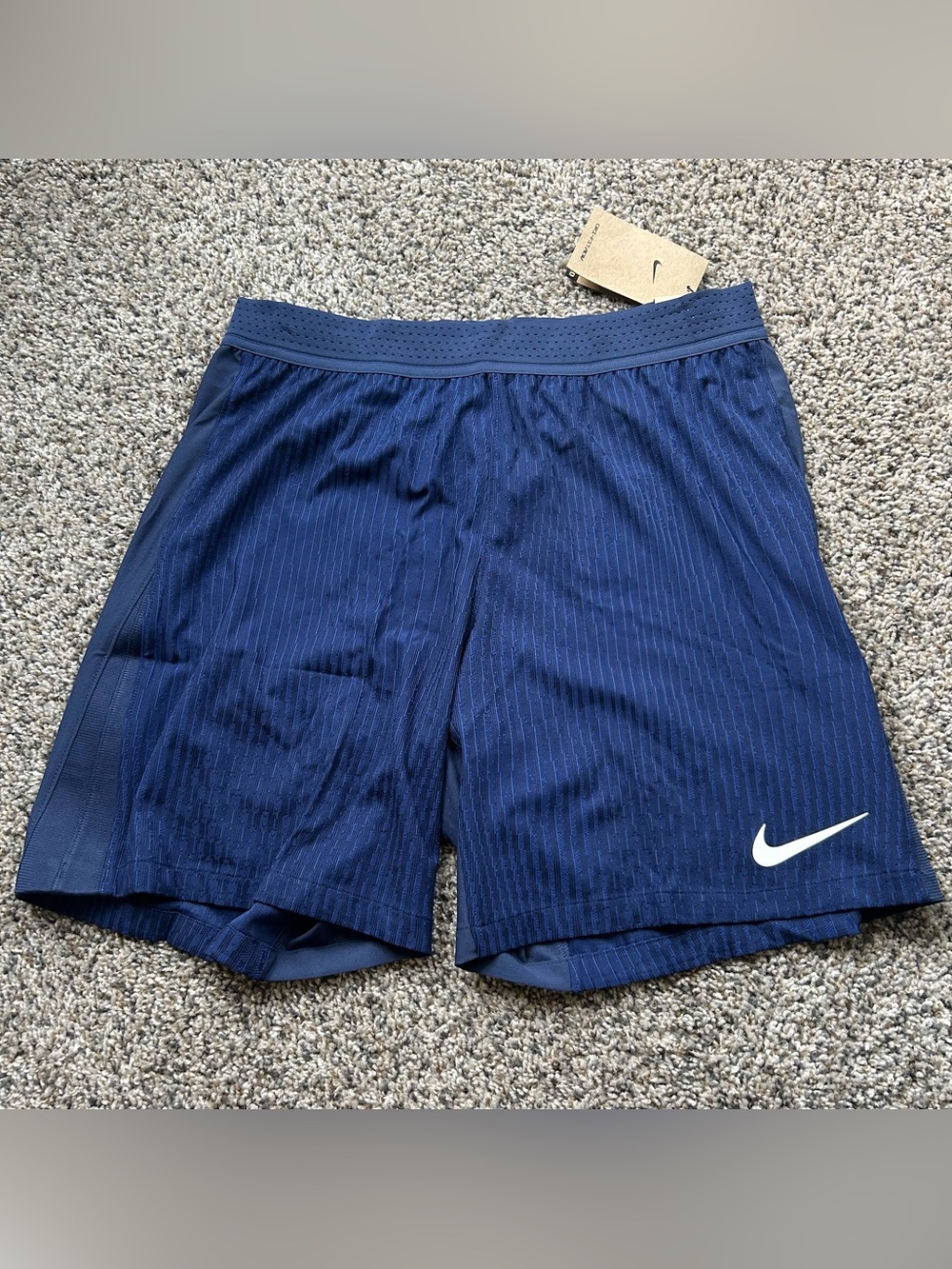 Nike Vaporknit Soccer Dri-Fit ADV Vapor Shorts Blue Mens Large Slim FZ9352-410